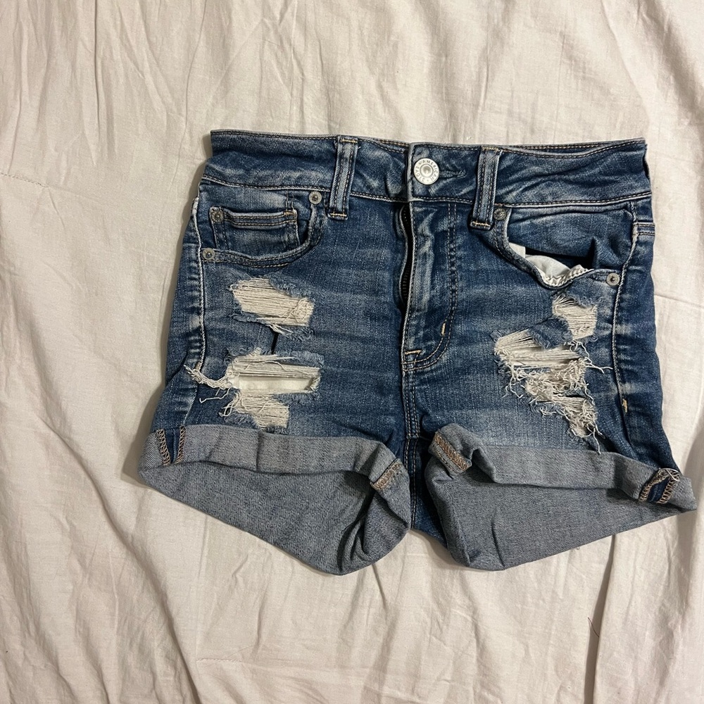 American Eagle Outfitters Blue Vintage Jean Shorts